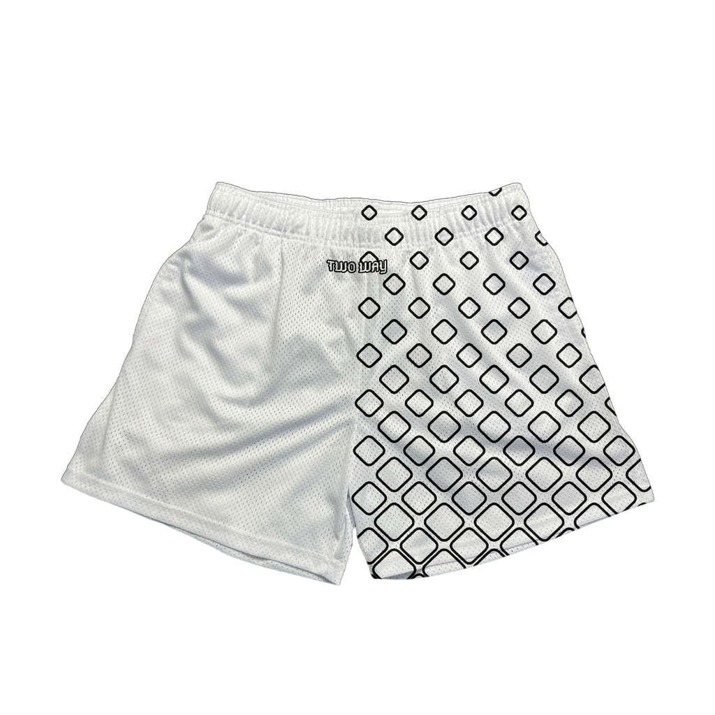 Empty Diamonds White shorts