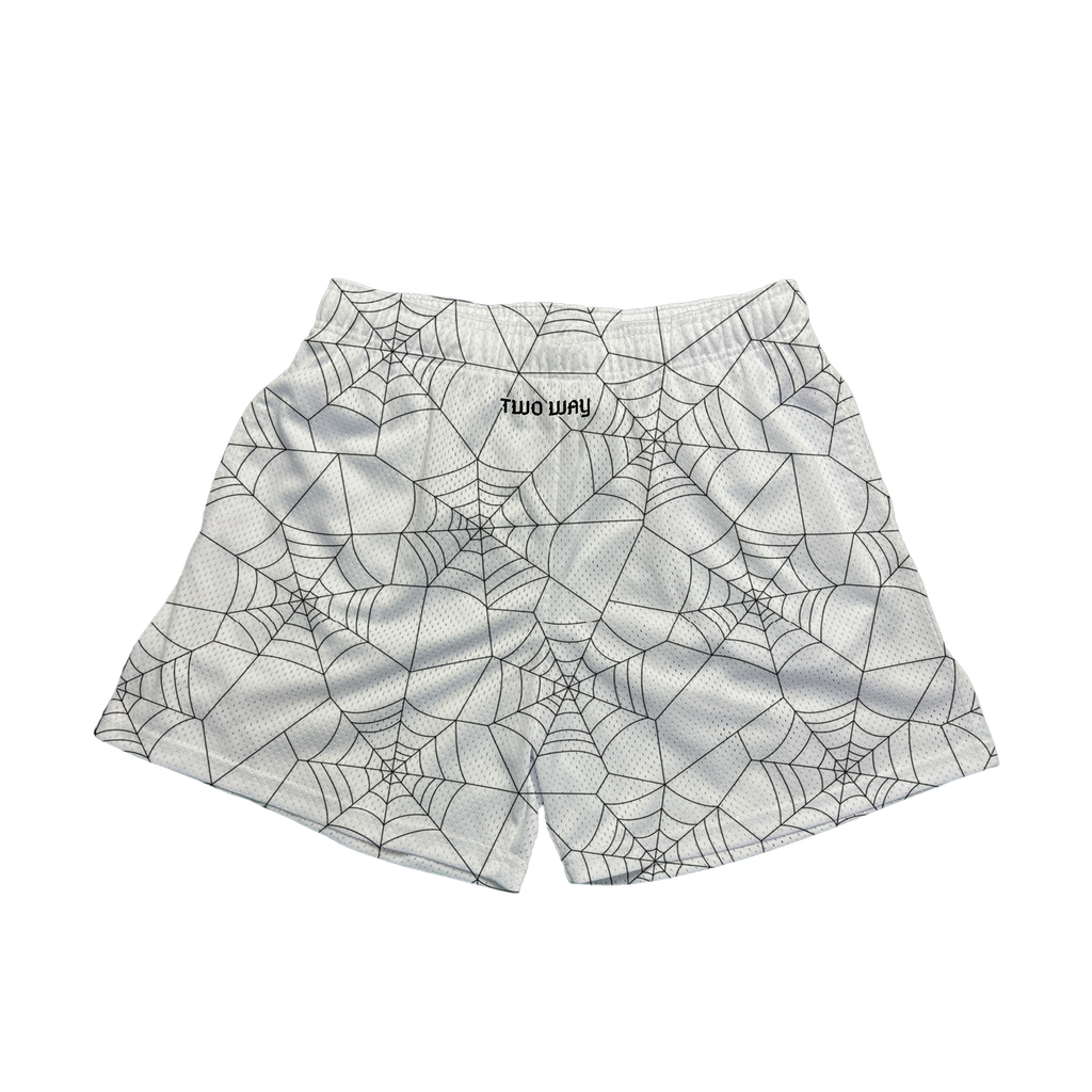 Small Web White Shorts