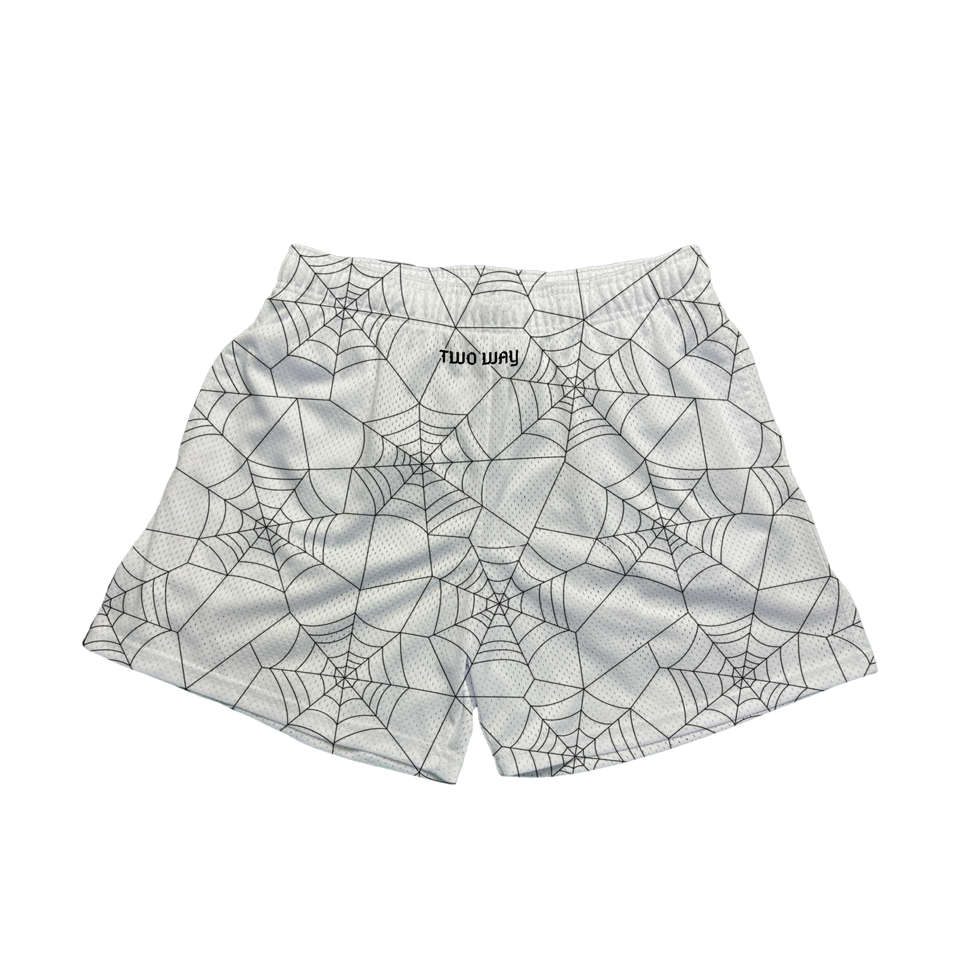 Small Web White Shorts