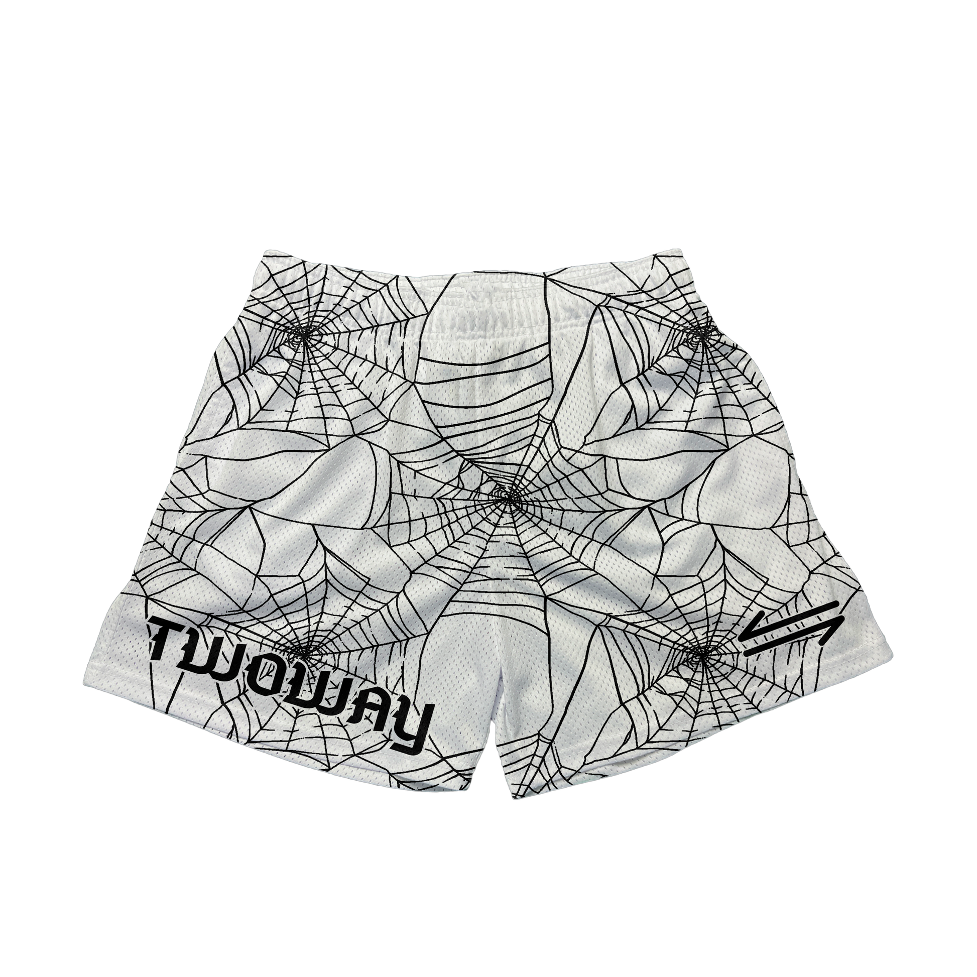 Big Web White Shorts