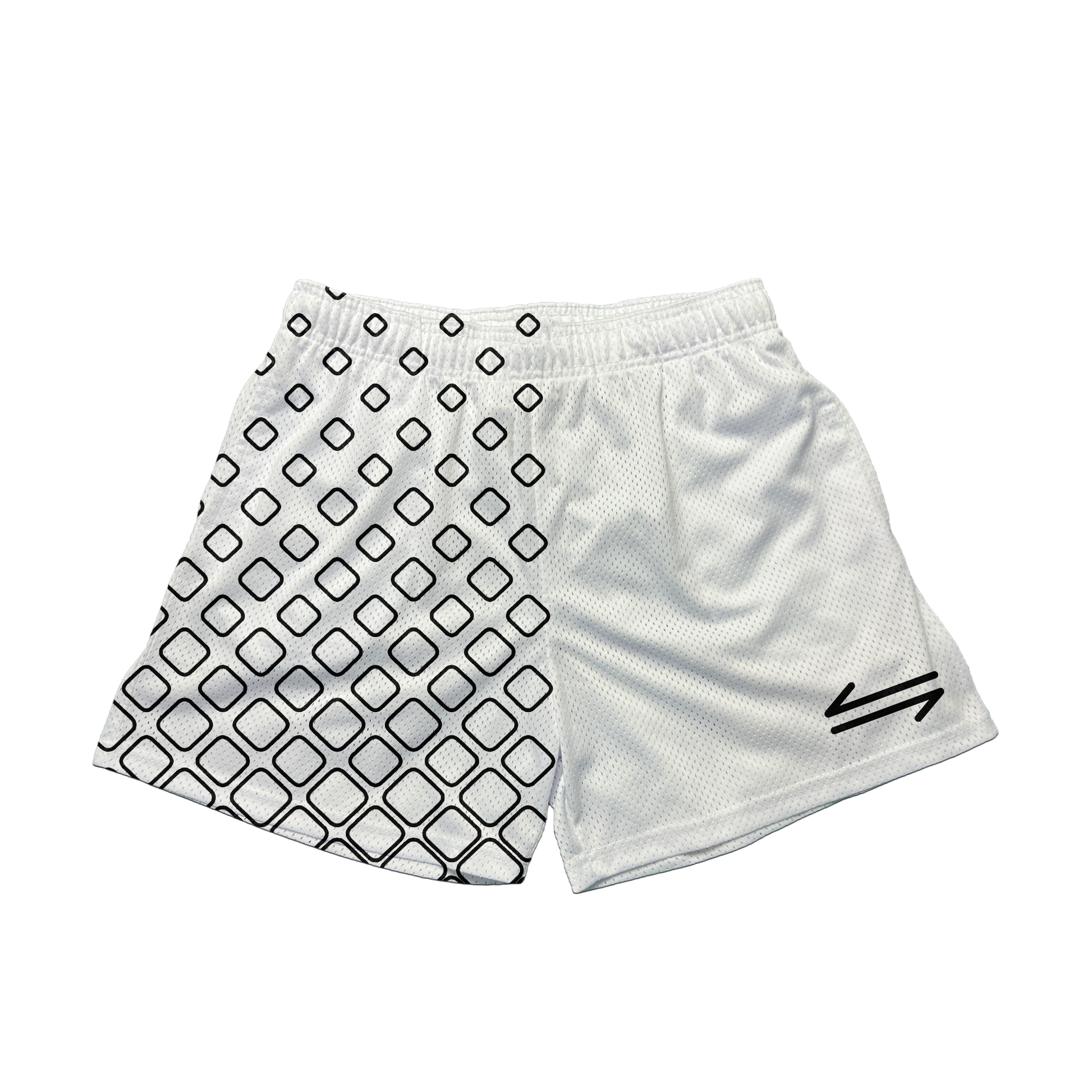 Empty Diamonds White shorts